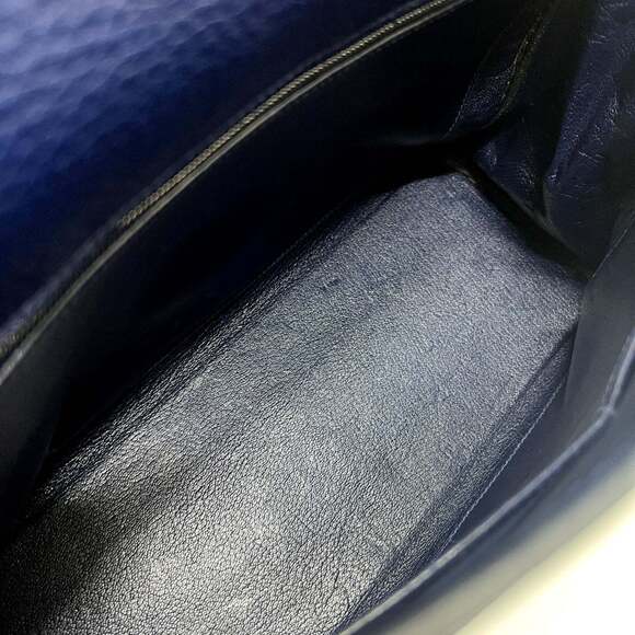 HERMES Kelly 32, Inseam, 2-Way Handbag, Taurillon Clemence Leather, Women's, ... - Picture 12 of 16